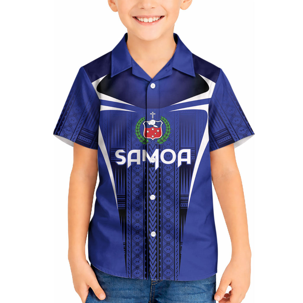 2026 Rugby Nations Series Custom Manu Samoa Kid Hawaiian Shirt
