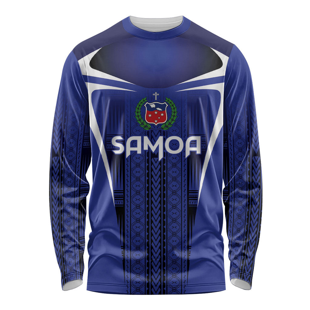 2026 Rugby Nations Series Custom Manu Samoa Long Sleeve Shirt