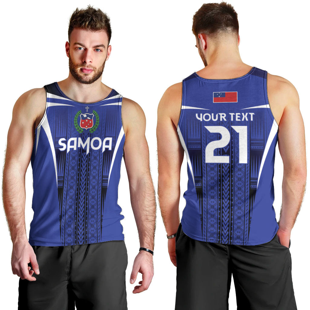 2026 Rugby Nations Series Custom Manu Samoa Men Tank Top LT9 - Polynesian Pride