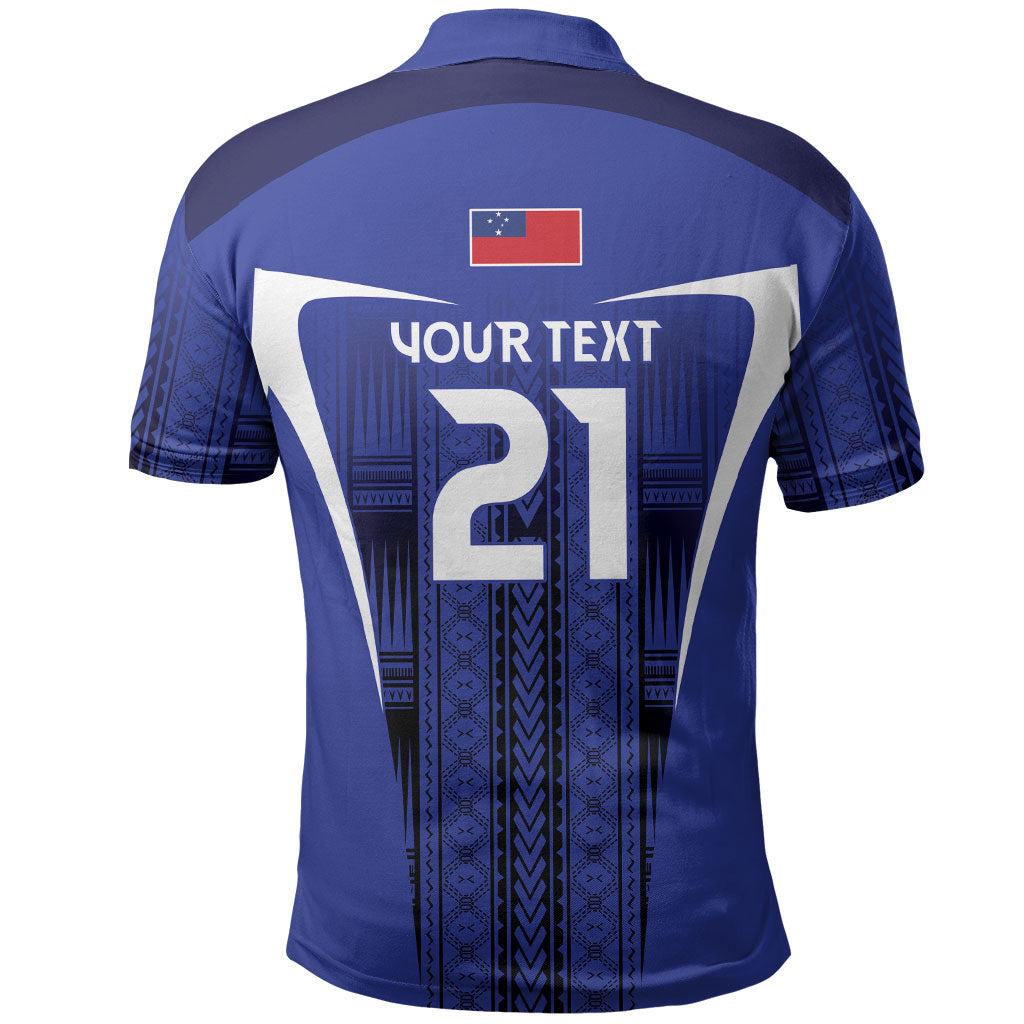 2026 Rugby Nations Series Custom Manu Samoa Polo Shirt LT9 - Polynesian Pride