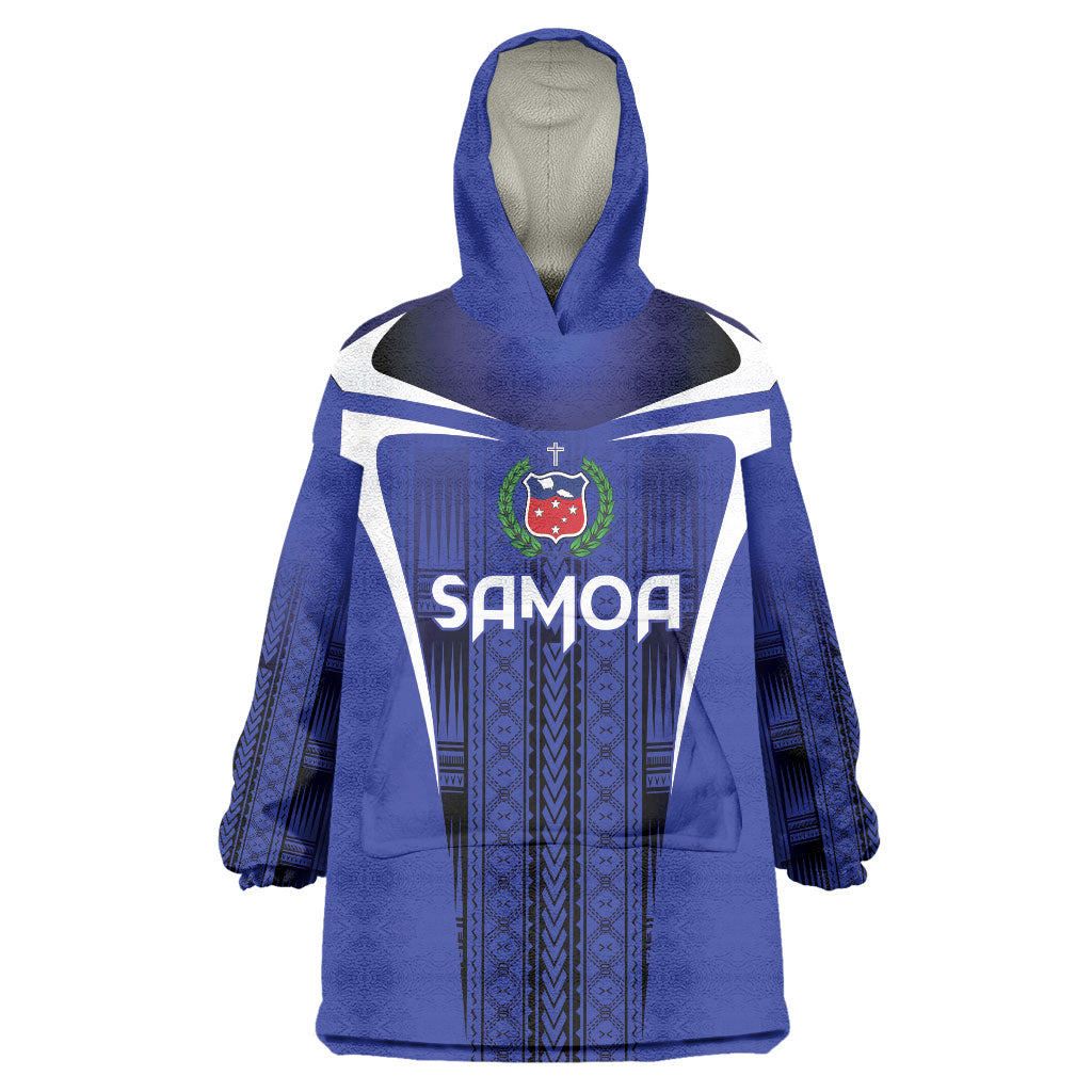 2026 Rugby Nations Series Custom Manu Samoa Wearable Blanket Hoodie