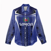 2026 Rugby Nations Series Custom Manu Samoa Women Casual Shirt LT9 - Polynesian Pride