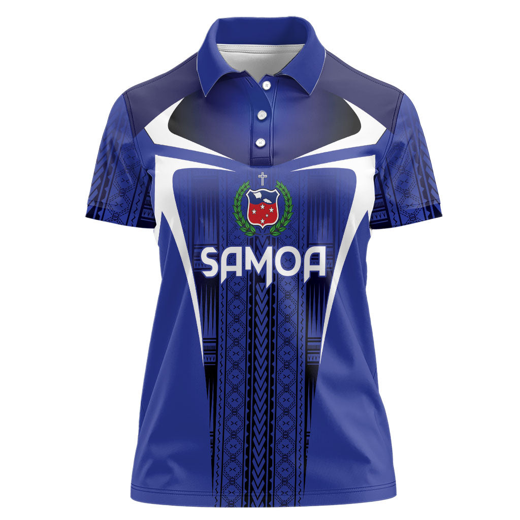 2026 Rugby Nations Series Custom Manu Samoa Women Polo Shirt