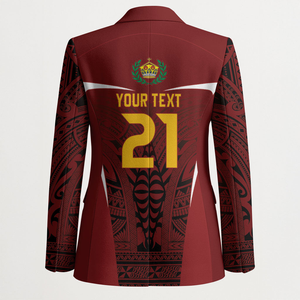 2026 Rugby Nations Series Custom Tonga Ikale Tahi Blazer LT9 - Polynesian Pride