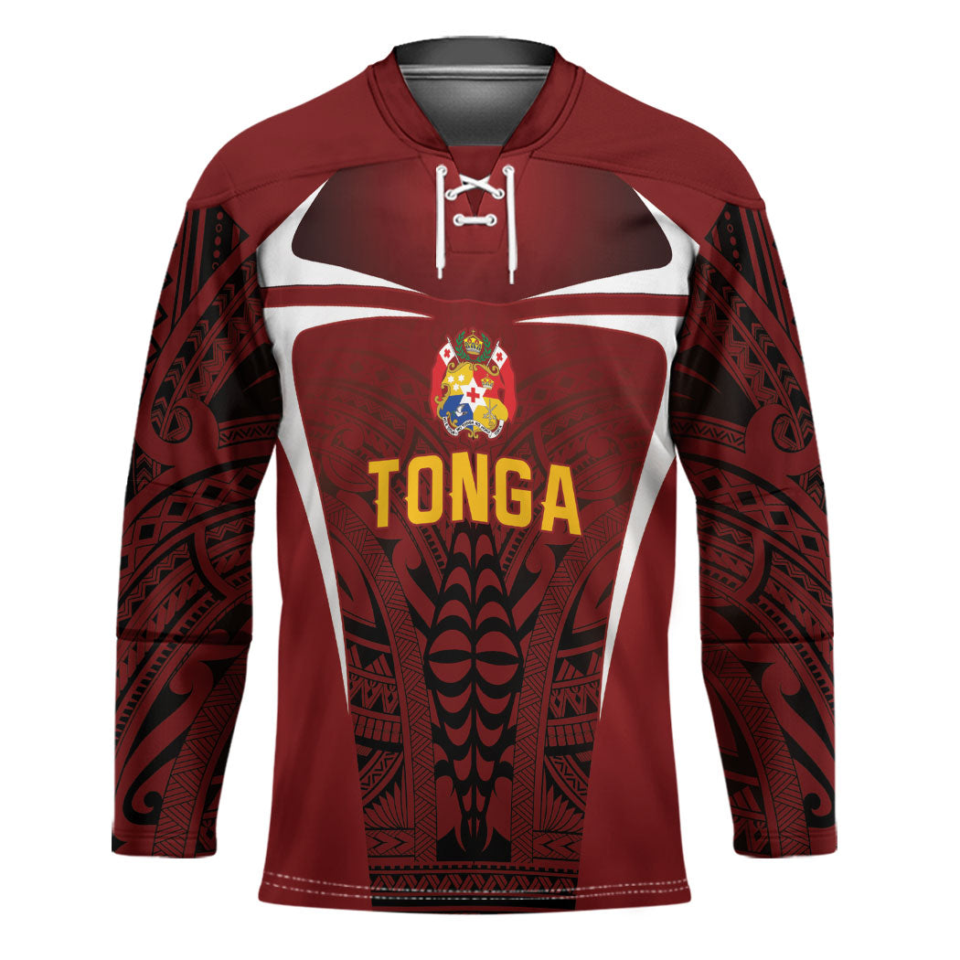 2026 Rugby Nations Series Custom Tonga Ikale Tahi Hockey Jersey
