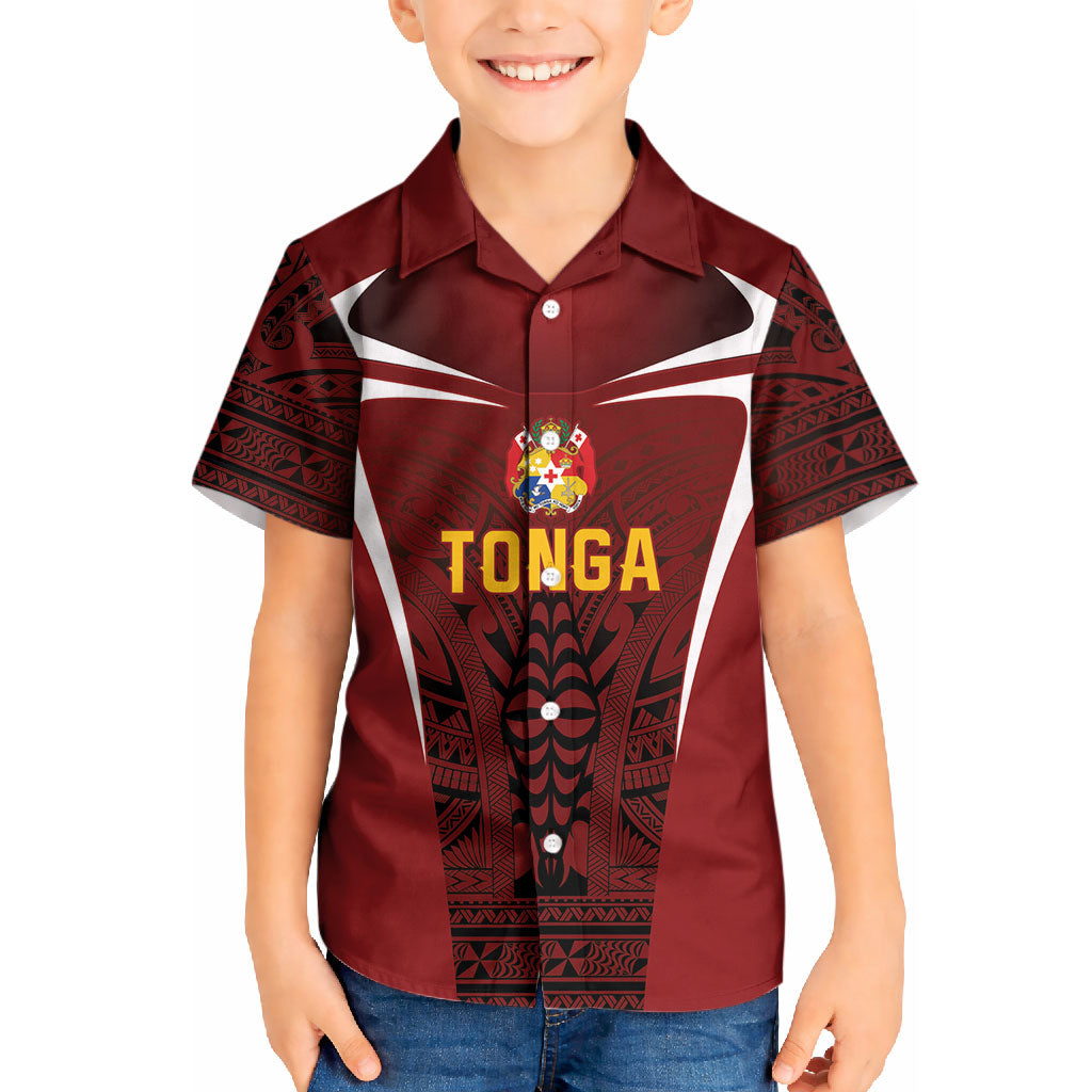 2026 Rugby Nations Series Custom Tonga Ikale Tahi Kid Hawaiian Shirt