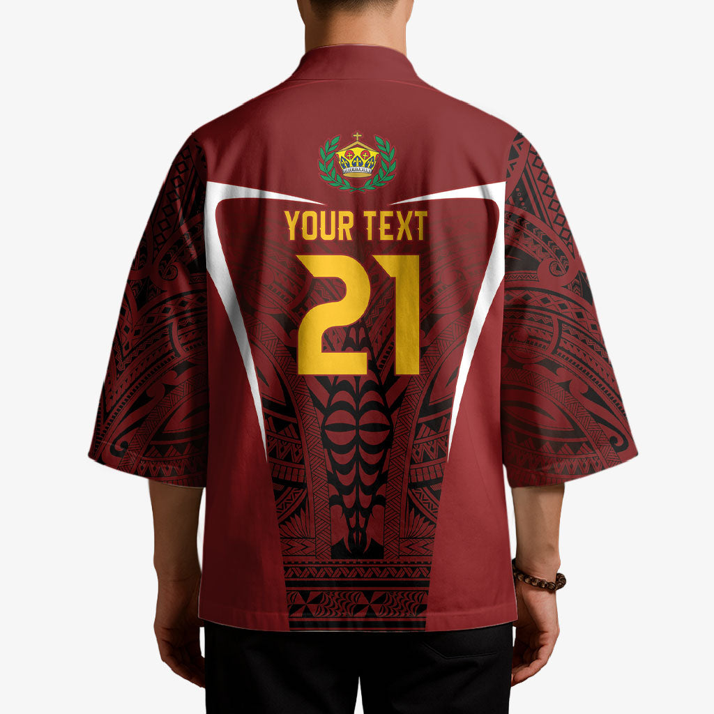 2026 Rugby Nations Series Custom Tonga Ikale Tahi Kimono LT9 - Polynesian Pride
