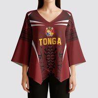 2026 Rugby Nations Series Custom Tonga Ikale Tahi Kimono Sleeve Blouse LT9 - Polynesian Pride