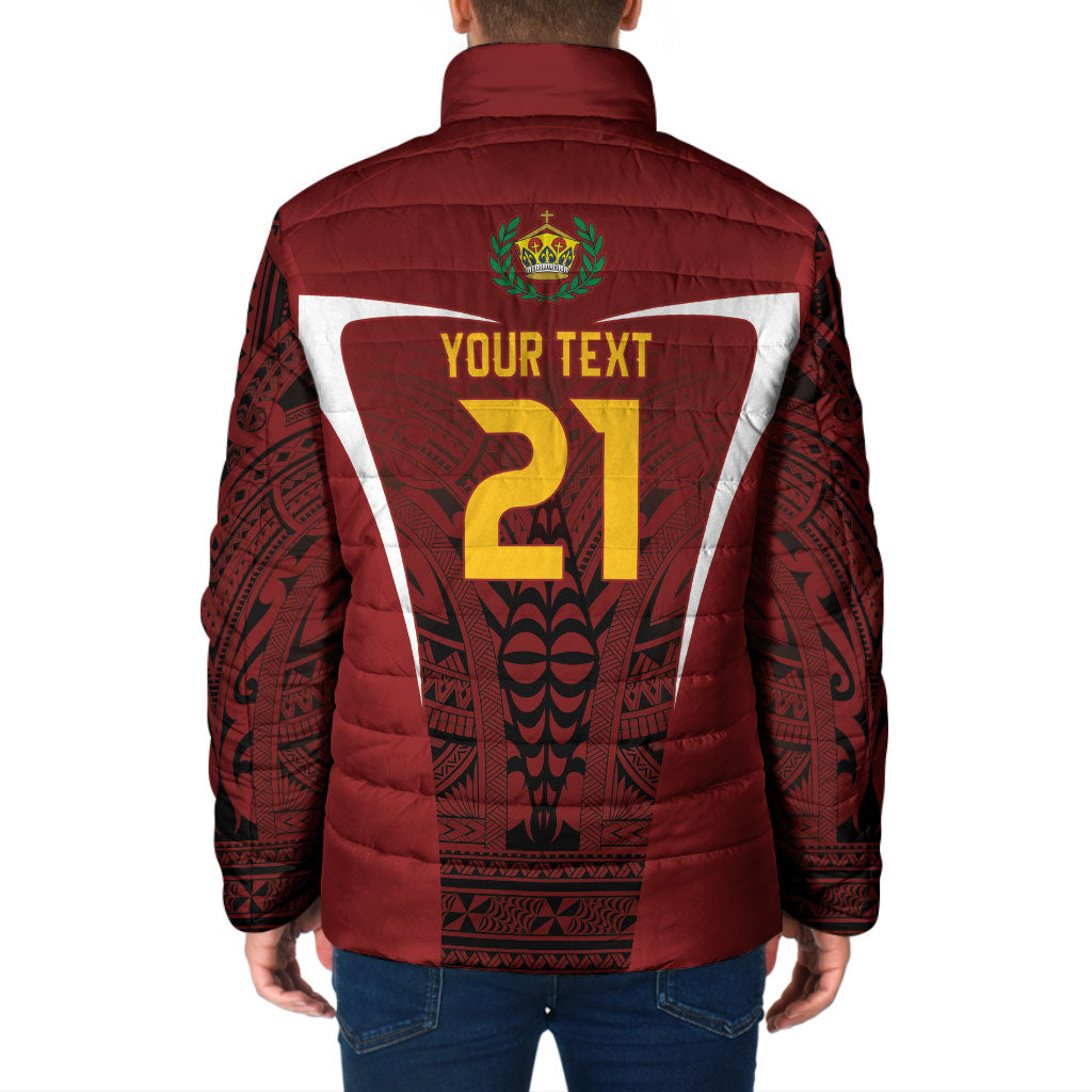 2026 Rugby Nations Series Custom Tonga Ikale Tahi Padded Jacket LT9 - Polynesian Pride