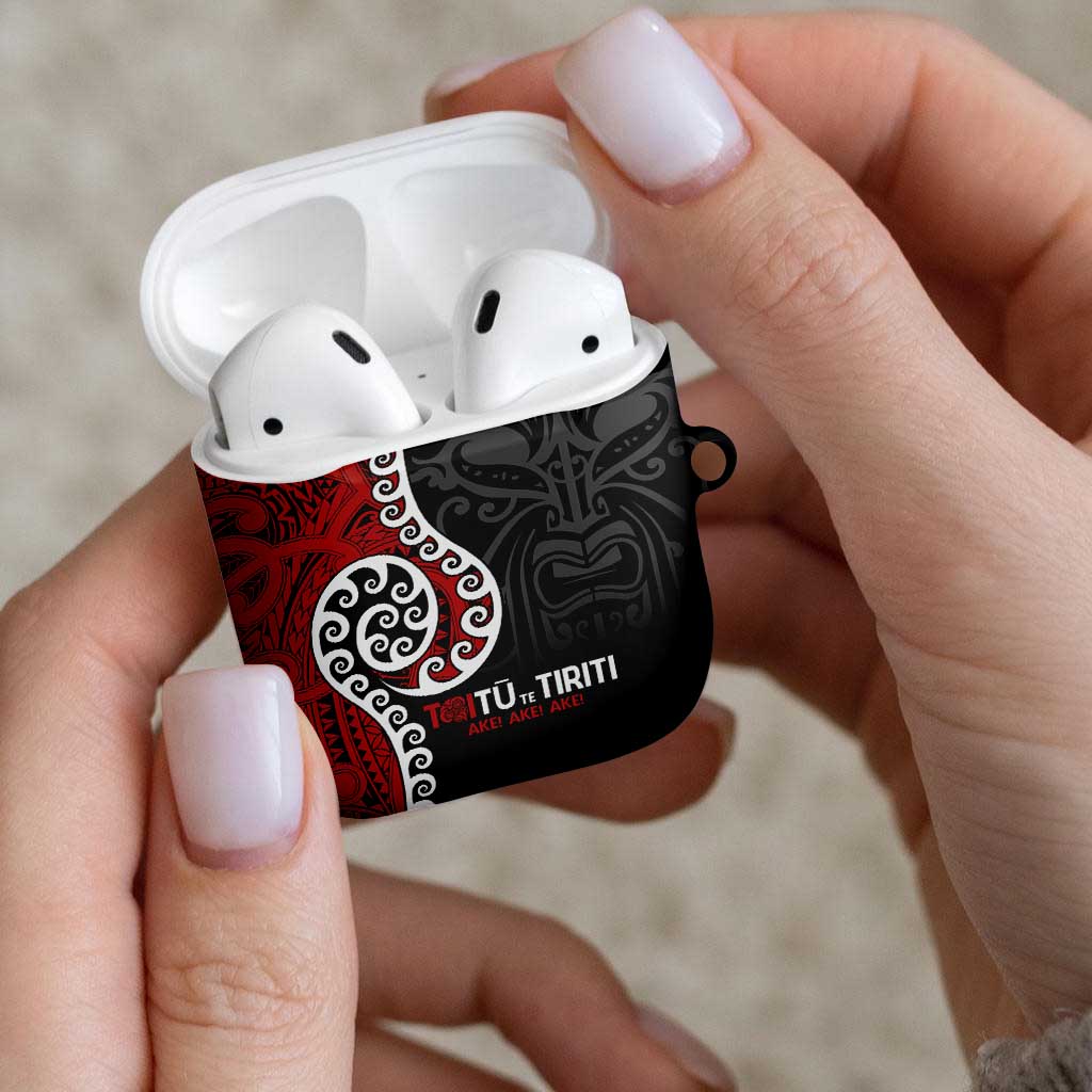 Honour The Treaty New Zealand AirPods Case Toitu Te Tiriti Ake Ake Ake LT9 - Polynesian Pride