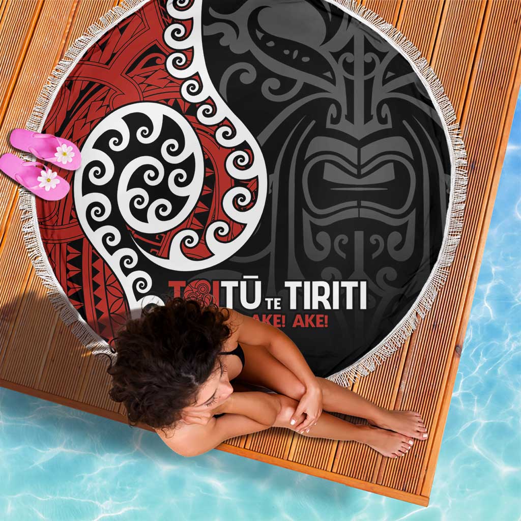 Honour The Treaty New Zealand Beach Blanket Toitu Te Tiriti Ake!Ake!Ake! LT9 - Polynesian Pride