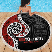 Honour The Treaty New Zealand Beach Blanket Toitu Te Tiriti Ake!Ake!Ake! LT9 - Polynesian Pride