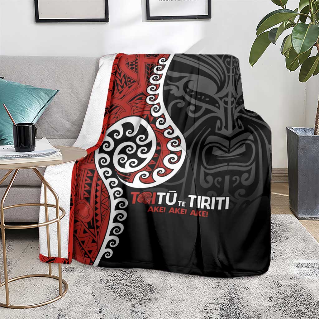 Honour The Treaty New Zealand Blanket Toitu Te Tiriti Ake!Ake!Ake! LT9 - Polynesian Pride