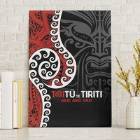 Honour The Treaty New Zealand Canvas Wall Art Toitu Te Tiriti Ake!Ake!Ake! LT9 Without Frame Black - Polynesian Pride