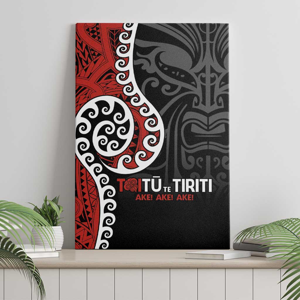 Honour The Treaty New Zealand Canvas Wall Art Toitu Te Tiriti Ake!Ake!Ake! LT9 - Polynesian Pride