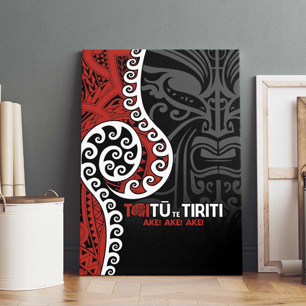 Honour The Treaty New Zealand Canvas Wall Art Toitu Te Tiriti Ake!Ake!Ake! LT9 - Polynesian Pride