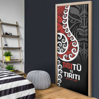 Honour The Treaty New Zealand Door Cover Toitu Te Tiriti Ake Ake Ake LT9 - Polynesian Pride