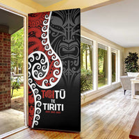 Honour The Treaty New Zealand Door Cover Toitu Te Tiriti Ake Ake Ake LT9 - Polynesian Pride