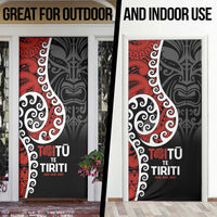 Honour The Treaty New Zealand Door Cover Toitu Te Tiriti Ake Ake Ake LT9 - Polynesian Pride