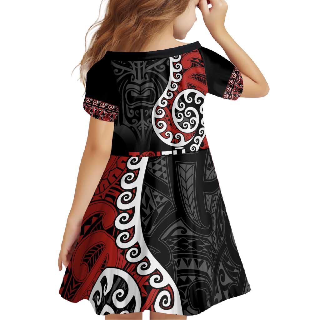 Honour The Treaty New Zealand Family Matching Off Shoulder Maxi Dress and Hawaiian Shirt Toitu Te Tiriti Ake!Ake!Ake! LT9 - Polynesian Pride