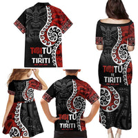 Honour The Treaty New Zealand Family Matching Puletasi and Hawaiian Shirt Toitu Te Tiriti Ake!Ake!Ake! LT9 - Polynesian Pride