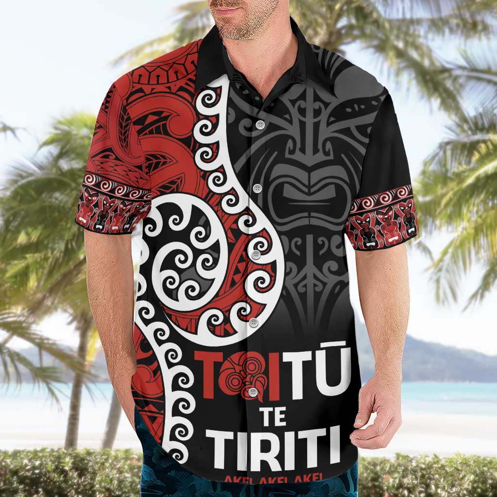 Honour The Treaty New Zealand Hawaiian Shirt Toitu Te Tiriti Ake!Ake!Ake! LT9 - Polynesian Pride