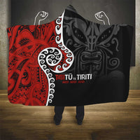 Honour The Treaty New Zealand Hooded Blanket Toitu Te Tiriti Ake!Ake!Ake! LT9 - Polynesian Pride