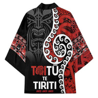 Honour The Treaty New Zealand Kimono Toitu Te Tiriti Ake Ake Ake LT9 - Polynesian Pride