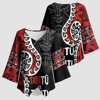 Honour The Treaty New Zealand Kimono Sleeve Blouse Toitu Te Tiriti Ake Ake Ake LT9 - Polynesian Pride