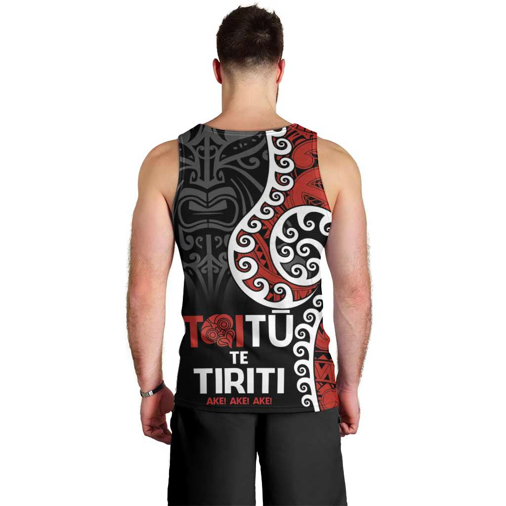 Honour The Treaty New Zealand Men Tank Top Toitu Te Tiriti Ake!Ake!Ake! LT9 - Polynesian Pride