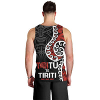 Honour The Treaty New Zealand Men Tank Top Toitu Te Tiriti Ake!Ake!Ake! LT9 - Polynesian Pride