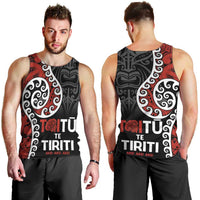 Honour The Treaty New Zealand Men Tank Top Toitu Te Tiriti Ake!Ake!Ake! LT9 - Polynesian Pride