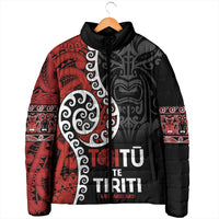 Honour The Treaty New Zealand Padded Jacket Toitu Te Tiriti Ake Ake Ake LT9 - Polynesian Pride