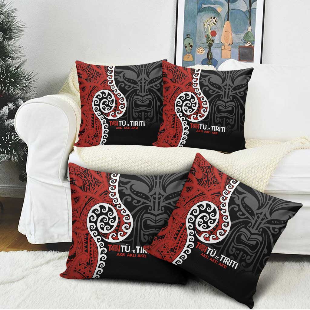 Honour The Treaty New Zealand Pillow Cover Toitu Te Tiriti Ake Ake Ake LT9 - Polynesian Pride