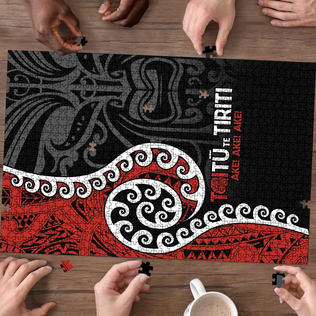 Honour The Treaty New Zealand Puzzle Toitu Te Tiriti Ake Ake Ake LT9 - Polynesian Pride