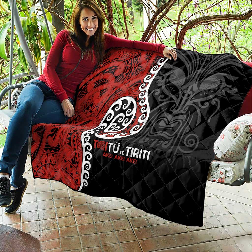 Honour The Treaty New Zealand Quilt Toitu Te Tiriti Ake!Ake!Ake! LT9 - Polynesian Pride