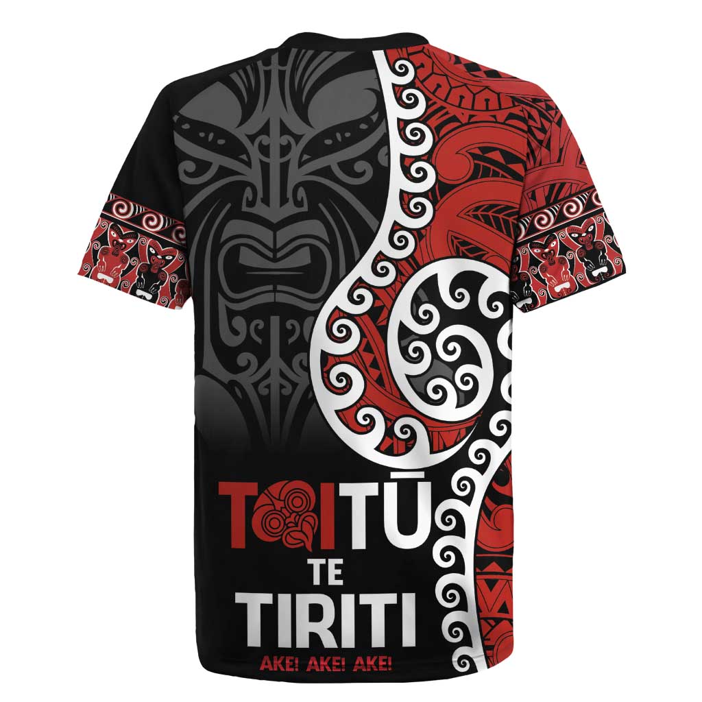 Honour The Treaty New Zealand Rugby Jersey Toitu Te Tiriti Ake!Ake!Ake! LT9 - Polynesian Pride
