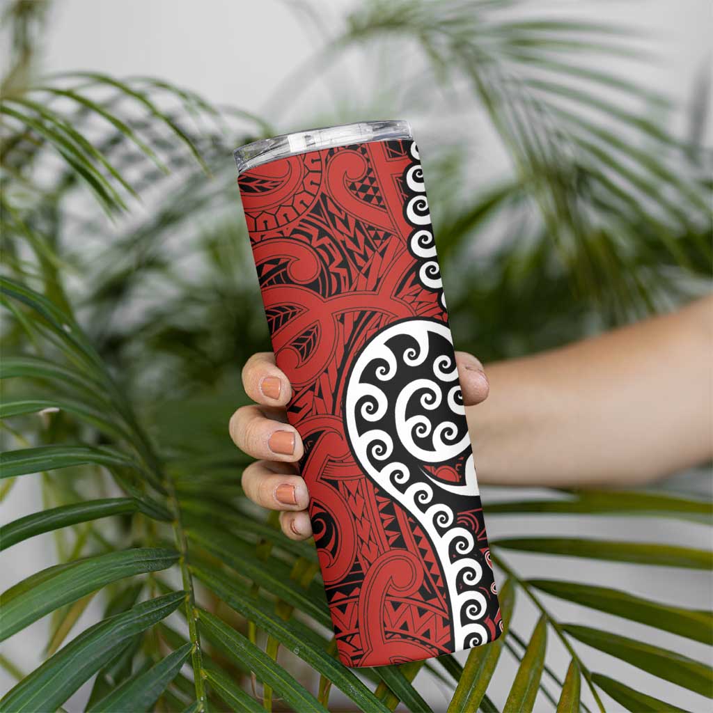 Honour The Treaty New Zealand Skinny Tumbler Toitu Te Tiriti Ake!Ake!Ake! LT9 - Polynesian Pride