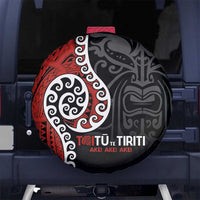 Honour The Treaty New Zealand Spare Tire Cover Toitu Te Tiriti Ake!Ake!Ake! LT9 - Polynesian Pride