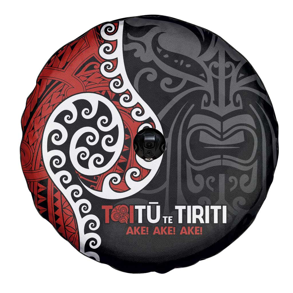 Honour The Treaty New Zealand Spare Tire Cover Toitu Te Tiriti Ake!Ake!Ake! LT9 - Polynesian Pride