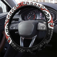 Honour The Treaty New Zealand Steering Wheel Cover Toitu Te Tiriti Ake!Ake!Ake! LT9 - Polynesian Pride
