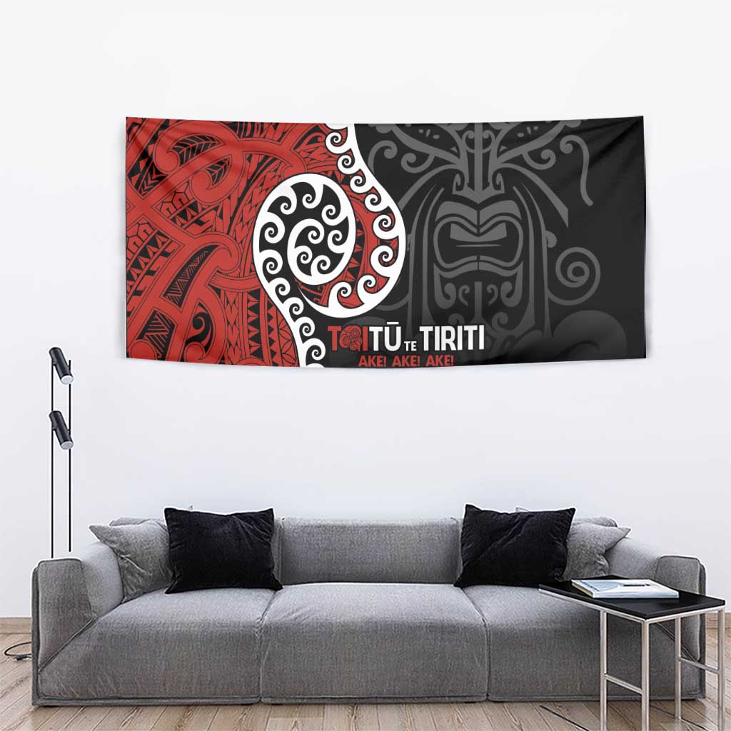 Honour The Treaty New Zealand Tapestry Toitu Te Tiriti Ake!Ake!Ake! LT9 - Polynesian Pride
