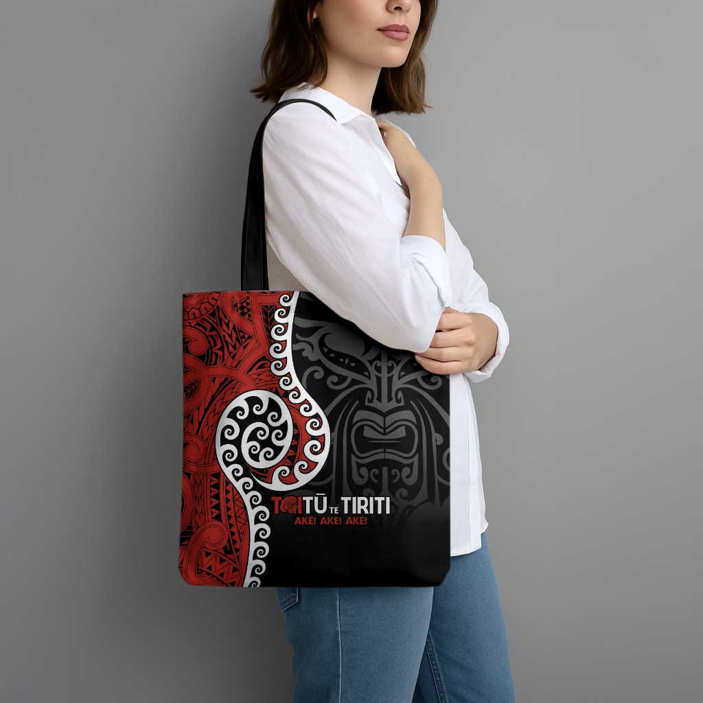 Honour The Treaty New Zealand Tote Bag Toitu Te Tiriti Ake Ake Ake LT9 - Polynesian Pride