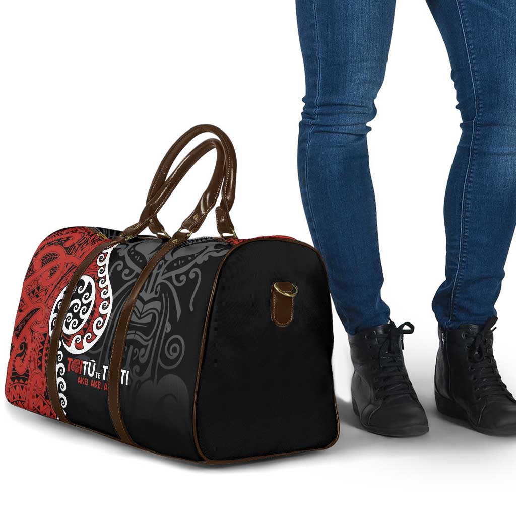 Honour The Treaty New Zealand Travel Bag Toitu Te Tiriti Ake Ake Ake LT9 - Polynesian Pride