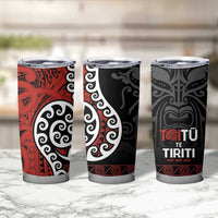 Honour The Treaty New Zealand Tumbler Cup Toitu Te Tiriti Ake!Ake!Ake! LT9 - Polynesian Pride