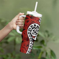 Honour The Treaty New Zealand Tumbler With Handle Toitu Te Tiriti Ake!Ake!Ake! LT9 - Polynesian Pride