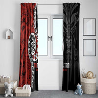 Honour The Treaty New Zealand Window Curtain Toitu Te Tiriti Ake!Ake!Ake! LT9 - Polynesian Pride