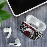 Honour The Treaty New Zealand Personalised AirPods Case Toitu Te Tiriti Indigenous Maori Face LT9 - Polynesian Pride