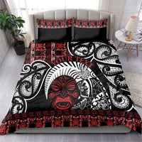 Honour The Treaty New Zealand Personalised Bedding Set Toitu Te Tiriti Indigenous Maori Face LT9 - Polynesian Pride