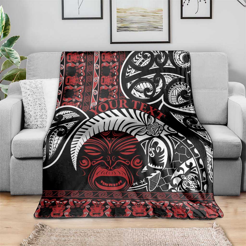Honour The Treaty New Zealand Personalised Blanket Toitu Te Tiriti Indigenous Maori Face LT9 - Polynesian Pride
